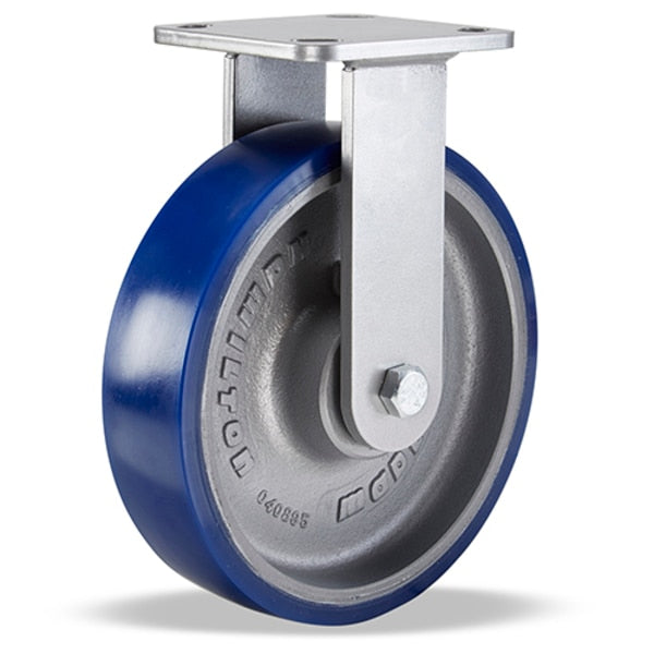 Rigid Caster, Wh 8X2 Poly-Soft