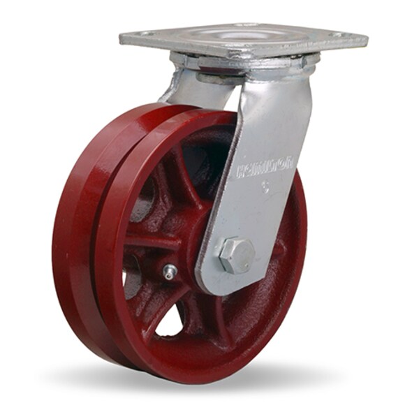 Swivel Caster, 52 6X2 V-Grooved