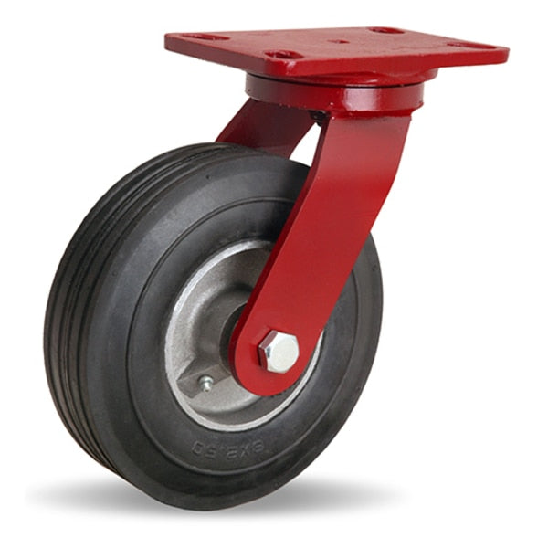 Dual Wheel Cush-N-Tuf Swivel Caster, 8
