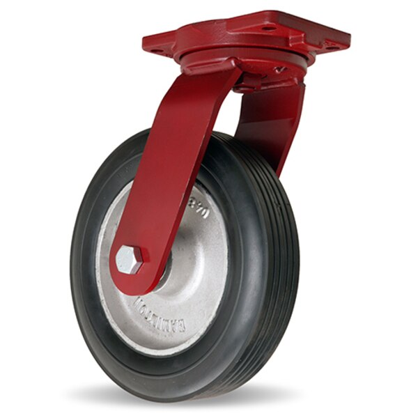 Dual Wheel Cush-N-Tuf Swivel Caster, 12