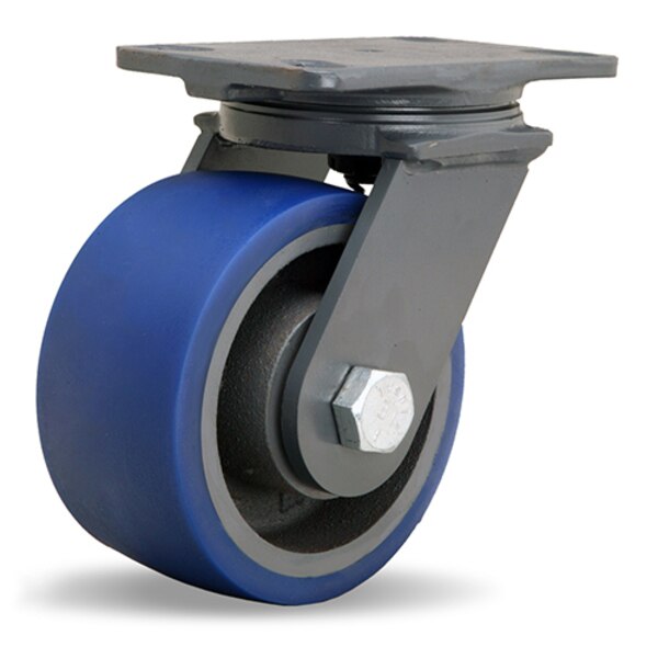 Swivel Caster, Es 6X3 Poly-Soft