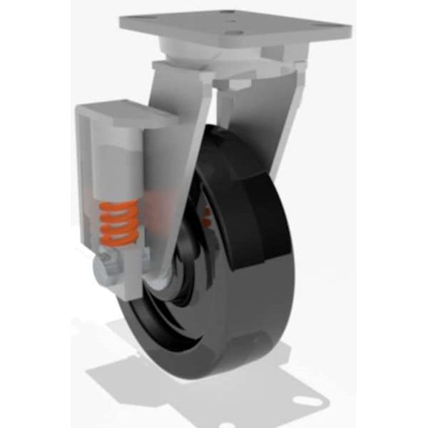 Swivel Spring, Loaded Ch 10X2-1/2 Plastex