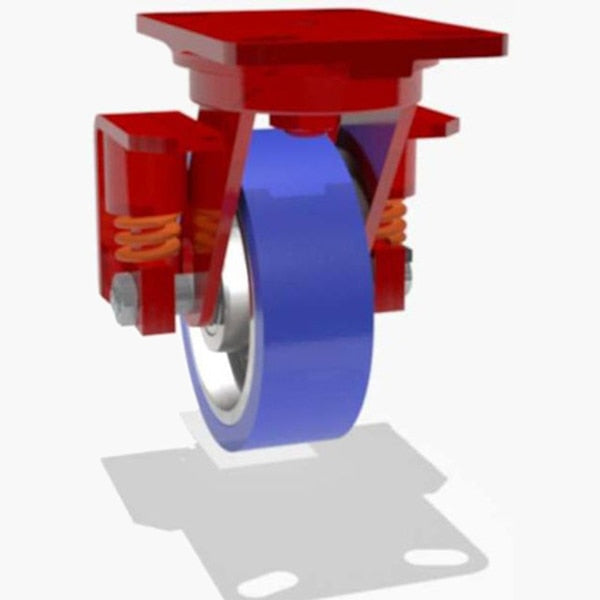 Swivel Spring, Loaded Hs 6X2 Poly Soft