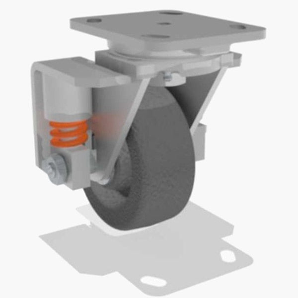 Swivel Spring, Loaded Wh 5X2 Plastex