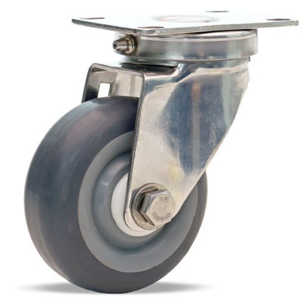 Stainless Steel Swivel Caster, 3 1/2