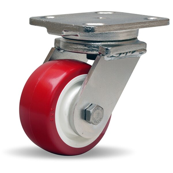 Stainless Steel Workhorse Swivel Caster, 4