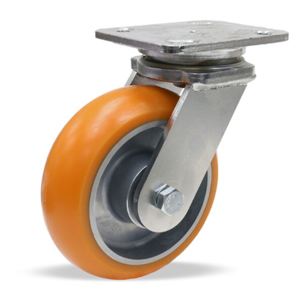 Stainless Steel Workhorse Swivel Caster, 6