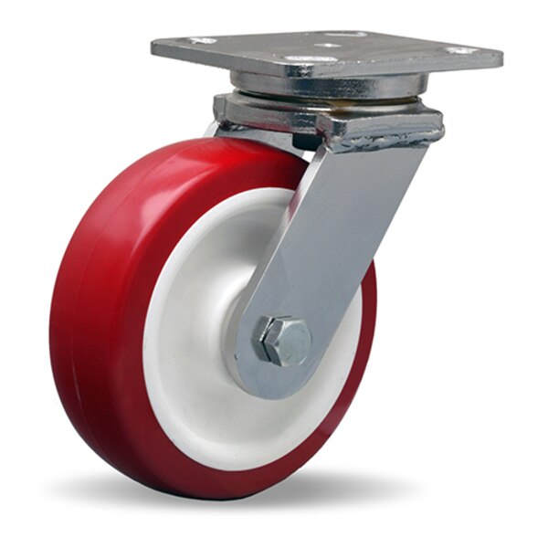 Stainless Steel Workhorse Swivel Caster, 6
