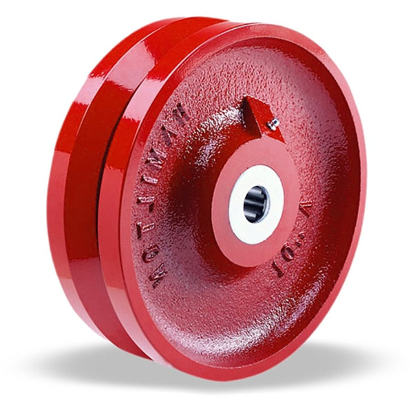 V Groove Wheel, 10X3 1-1/2Rb, Wheel Dia.: 10