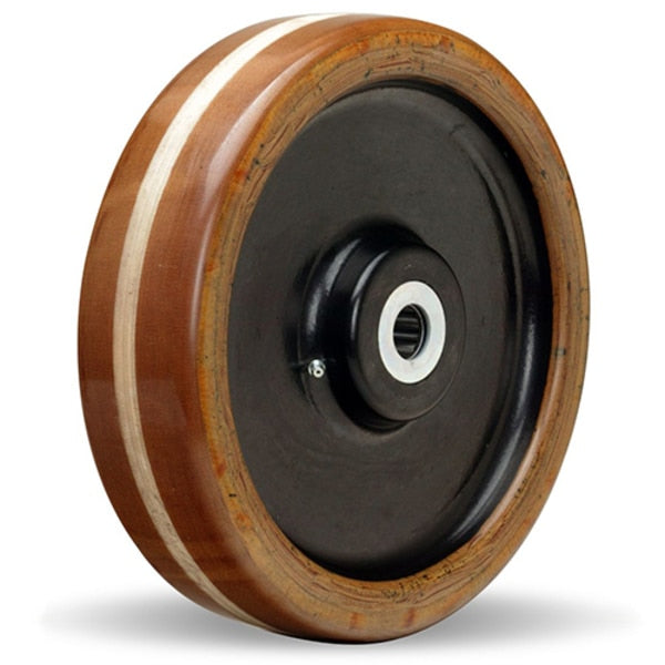Plastex Wheel, 12X3 1-1/4Rb Laminated Trd