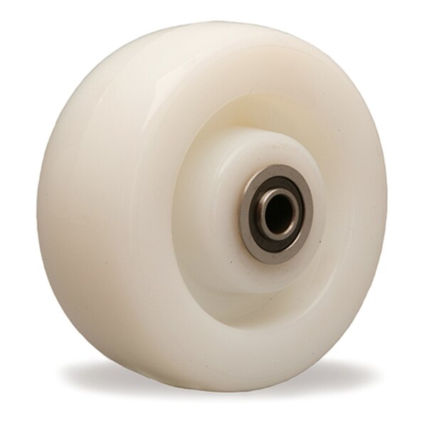 White Nylon Wheel, 5X2 1/2Bb
