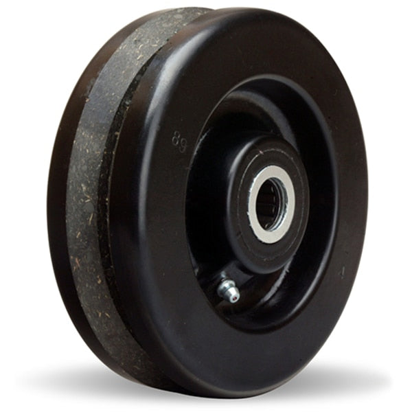 V-Groove Plastex Wheel, 6X2, 1-3/16B