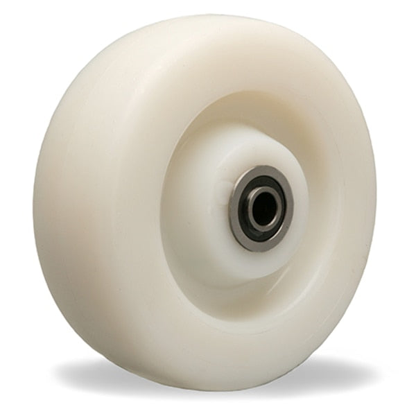 White Nylon Wheel, 6X2, 1/2 Ssbb