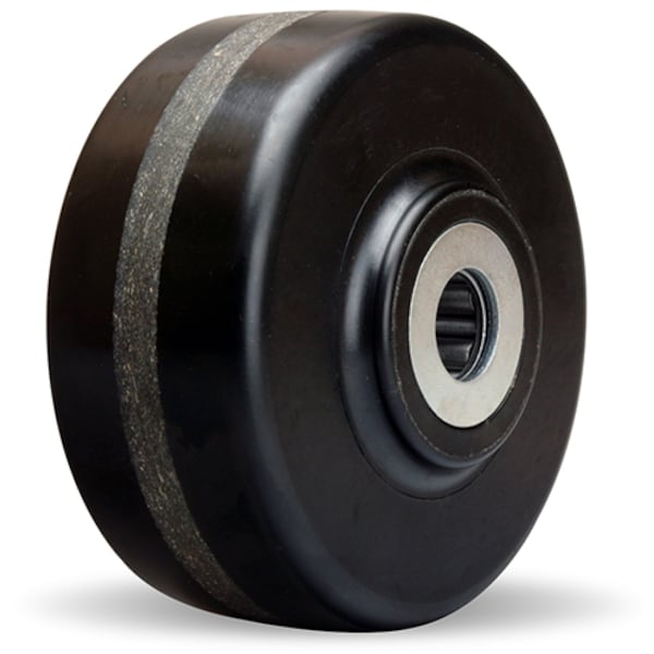 Plastex Wheel, 6X2-1/2 1-1/4Rb