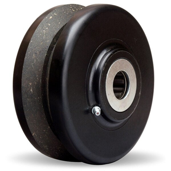 Plastex V-Groove Wheel, 6X2-1/2 1-15/16Pb