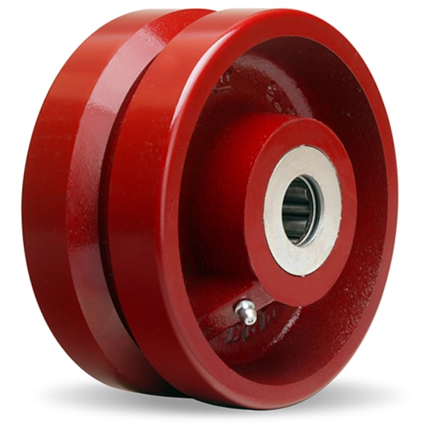 V Groove Wheel, 6X2, 1/2Rb