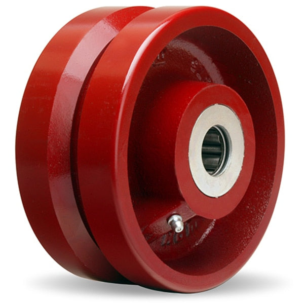 V Groove Wheel, 6X2, 5/8Rb