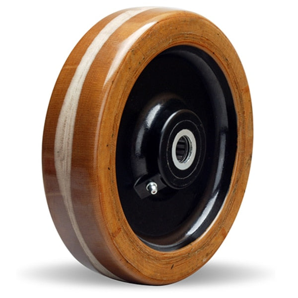 Plastex Wheel, 8X2 1-3/16Pb Laminated