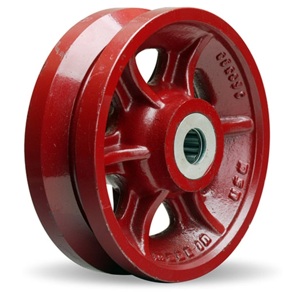 V Groove Wheel, 8X2-3/4 1-1/4Rb