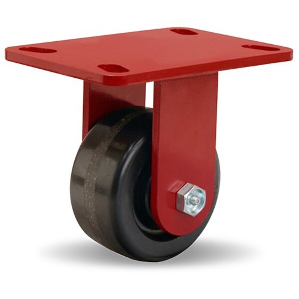 Plte Caster, Rgd, Phenolic, 4
