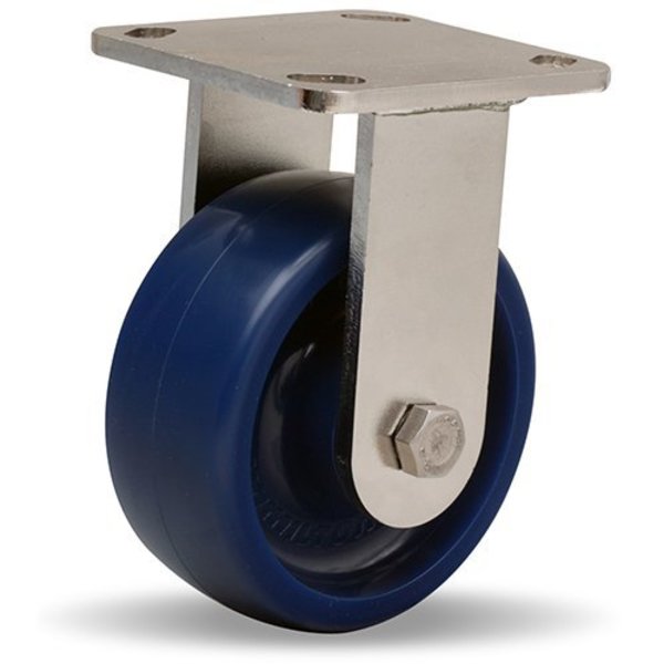 Rigid Caster, Whs 5X2 Unilast, Caster Frame Material: Stainless Steel