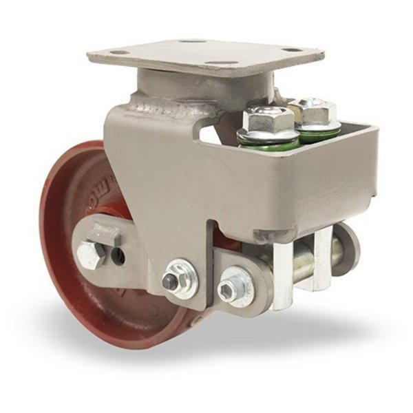Caster, Rigid, Aezfwh, 6 x 2, Metal