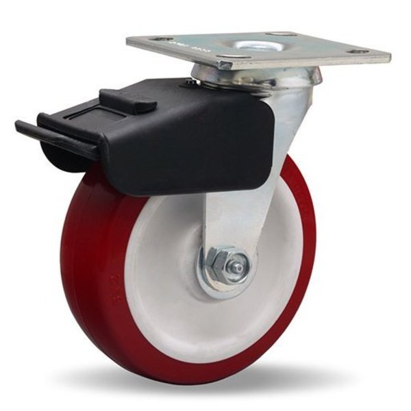 Combination Brake Swivel Caster, 6