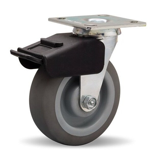 Combination Brake Swivel Caster, 6