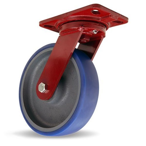 Swivel Caster, Ehs 8X2 Soft-Poly