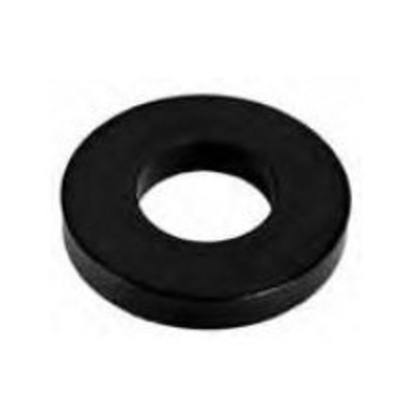 Flat Washer, Fits Bolt Size 1/4 in , Steel Black Oxide Finish, 25 PK