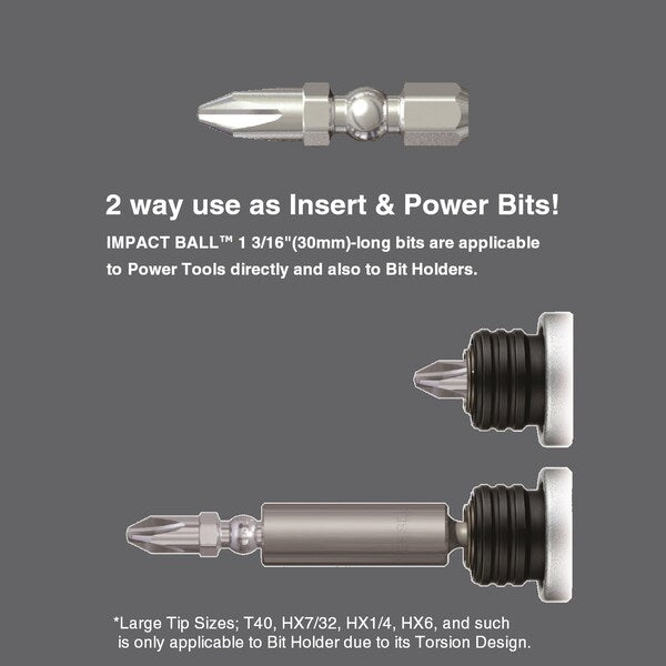 IMPACT BALL Torsion Bit T10x30, PK25
