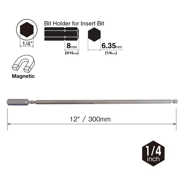 IMPACT BALL Torsion Bit Holder H1/, PK10