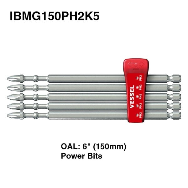 IMPACT BALL Torsion Bit PH2x150, PK5
