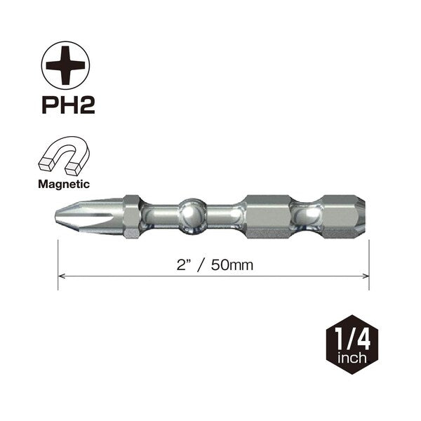 IMPACT BALL Torsion Bit PH2x50, PK25
