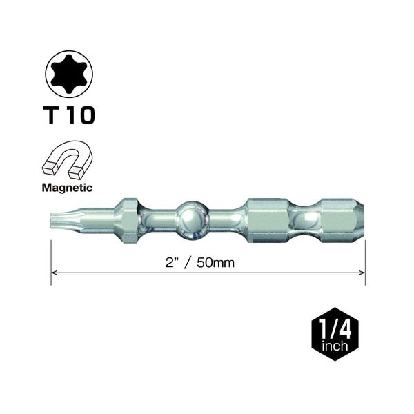 IMPACT BALL Torsion Bit T10x50, PK25