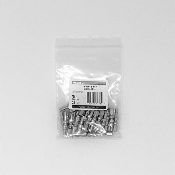 IMPACT BALL Torsion Bit T20x30, PK25