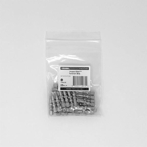 IMPACT BALL Torsion Bit T25x30, PK25