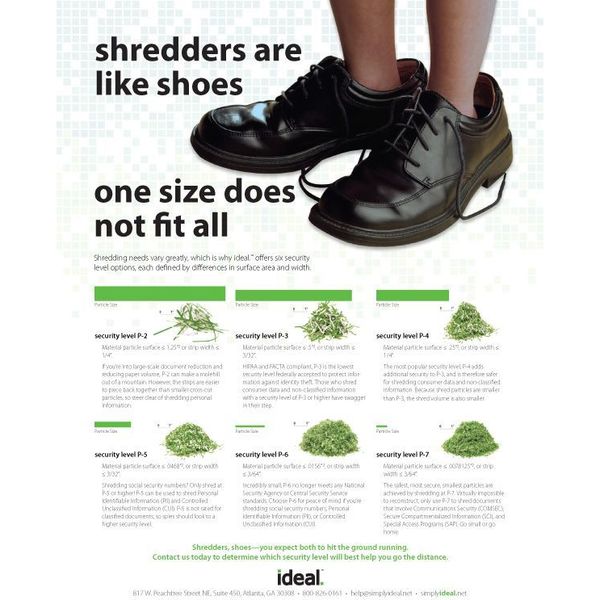 Shredder, 2445, Cross-Cut, P-4, 3/16x1 1/2