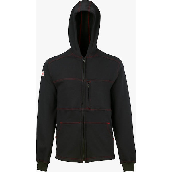 High Performance FR Zip Front Hoodie, Bl