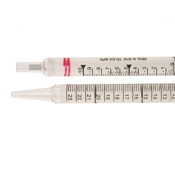 Serological Pipet, Individual Paper/Plastic Wrapped, Sterile, 25mL
