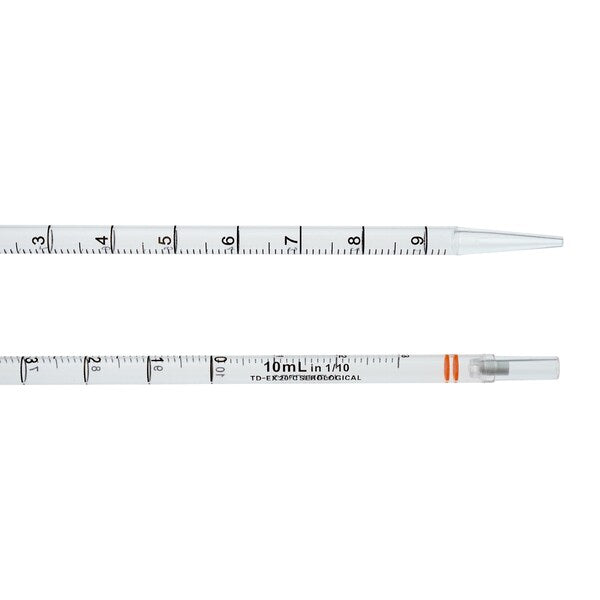 Serological Pipet, Individual Paper/Plastic Wrapped, Sterile, 10mL
