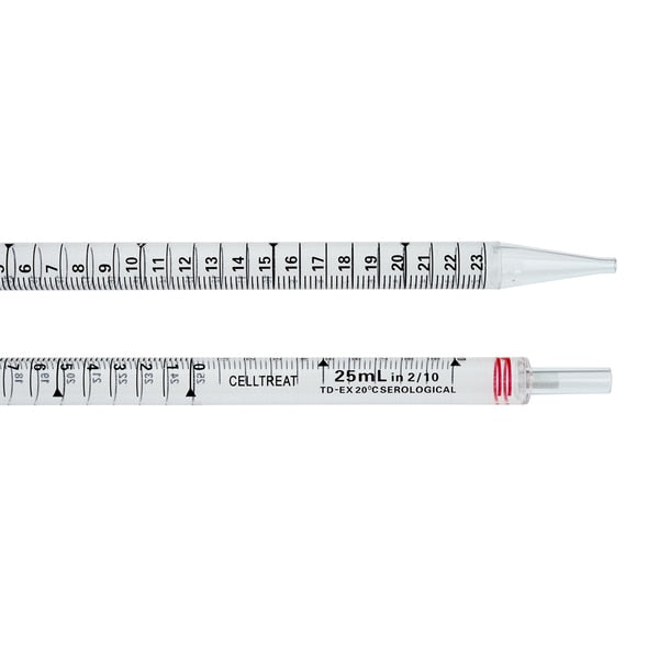 Serological Pipet, Individual Paper/Plastic Wrapped, Sterile, 25mL