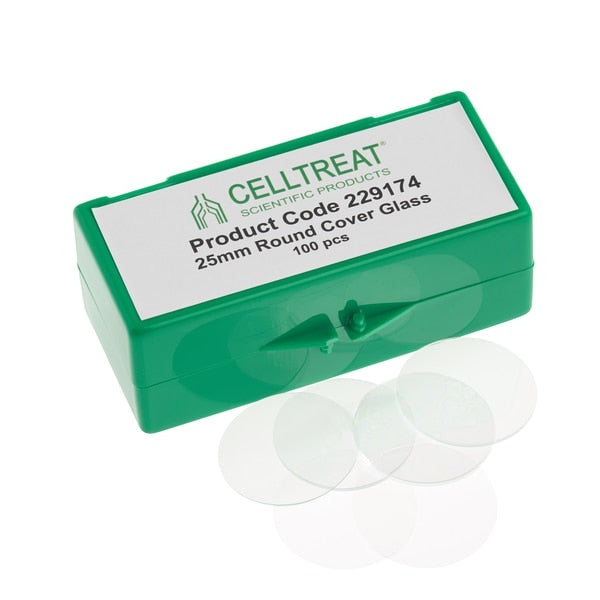 Round Cover Glass, Sterile, 25mm