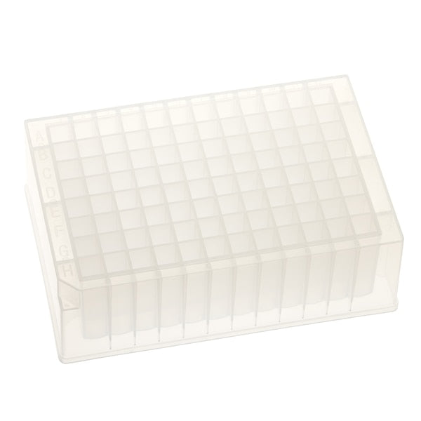 Storage Plate, PP, V-Bottom, Non-sterile, 2.0mL, 96-Deep Square Well