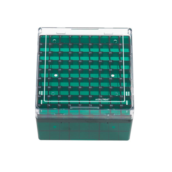 CF Cryogenic Vial Deep Storage Box, Polycarb, Non-sterile, 81-Place