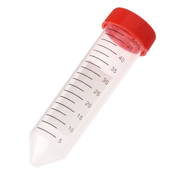Centrifuge Tube, Red Cap - Bag, Sterile, 50mL