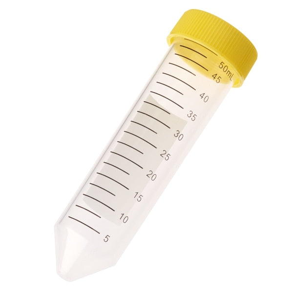 Centrifuge Tube, Yellow Cap - Bag, Sterile, 50mL