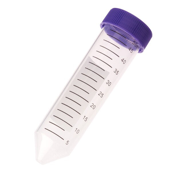 Centrifuge Tube, Purple Cap - Bag, Sterile, 50mL