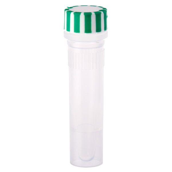 Screw Top Micro Tube/Cap Assembly, Grip Cap W/O-Ring, Sterile, 1.5mL