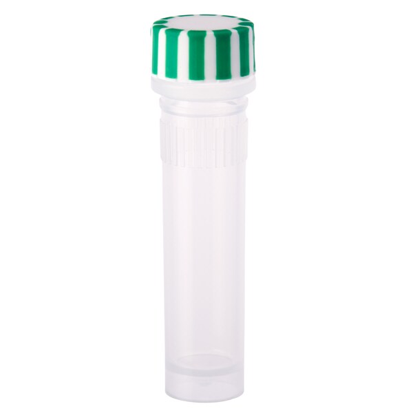 Screw Top Micro Tube/Cap Assembly, Grip Cap W/O-Ring, Sterile, 2.0mL
